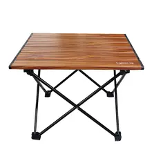Stół kempingowy składany stół ze stopu Aluminium meble ogrodowe przenośny Camping piesze wycieczki biurko podróży piknik na świeżym powietrzu stół