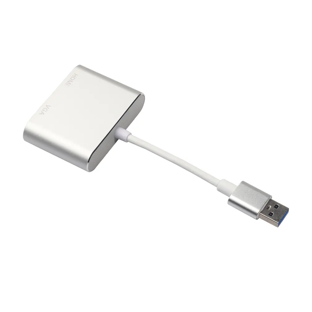 2 в 1 USB 3,0 USB2.0 к HDMI адаптер 4K HD 1080P type-C к HDMI/VGA Аудио Видео кабель конвертер для ноутбука Macbook компьютер