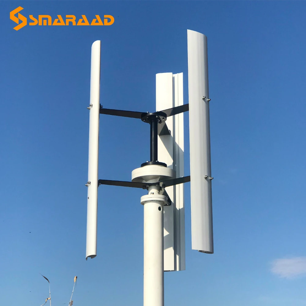 Smaraad 風力タービン400/600w,mpptコントローラー付き垂直軸発電機,12/24v風車,街路灯によるボートの監視に適しています|Alternative  Energy Generators| - AliExpress