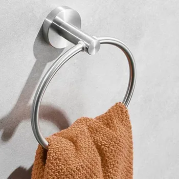 

Bathroom Shelf Set Accessories Multifunctional Bathroom House Furniture Set Including 1pc Hook 1pc Tower Ring 1Bar（Three colors）