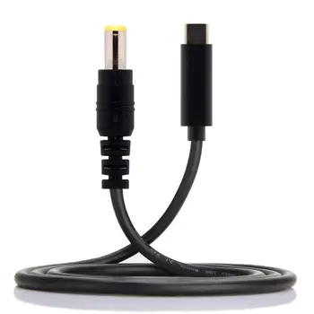 

Type C USB-C Input to DC 5.5*2.5mm Power PD Charge Cable for Laptop Notebook