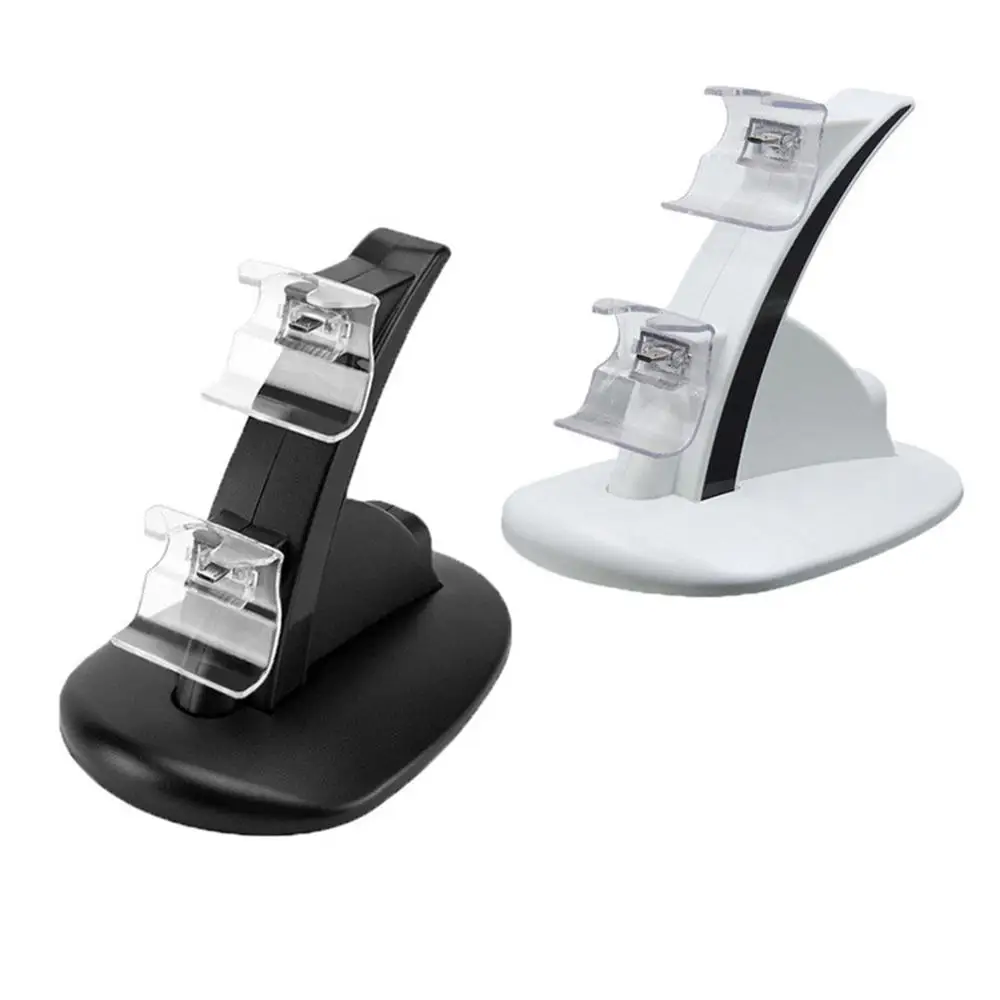

LED Dual USB Charging Charger Dock Stand Cradle Docking Station For -XBOX ONE S X SLIM Game Gaming Console Controller
