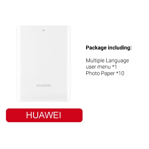 Huawei Карманный фотопринтер мобильный телефон фотопринтер мини фотопринтер DIY фотопринтеры - Цвет: HUAWEI Printer