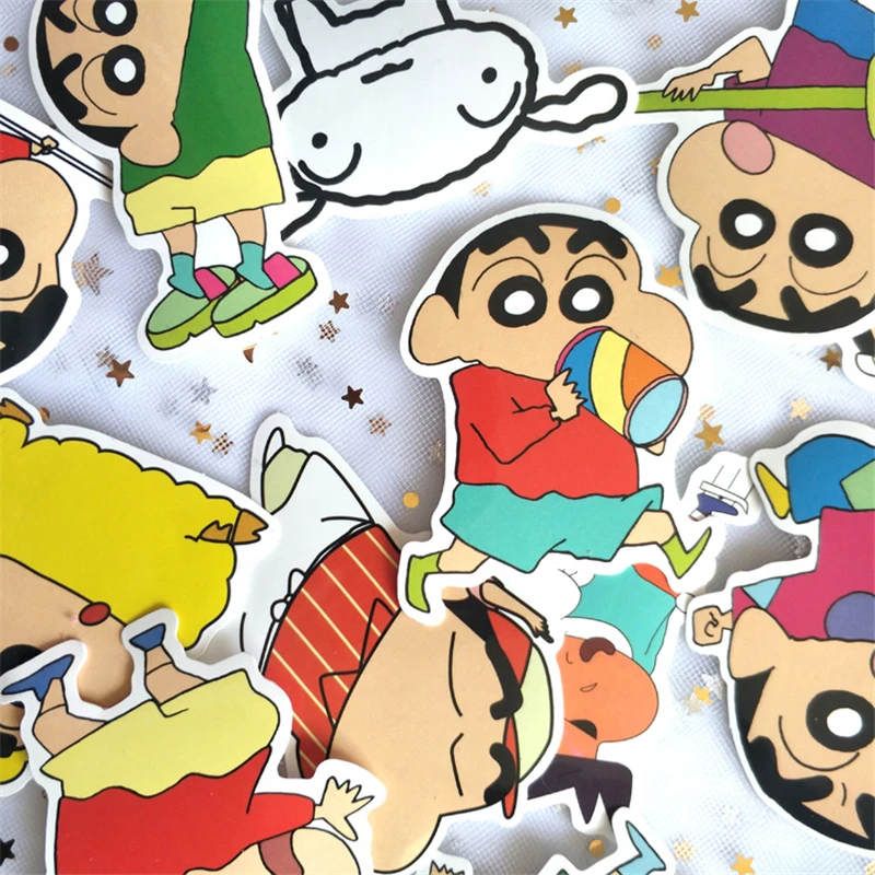 TD ZW 50 шт. мультяшная наклейка Crayou Shin-chan s Водонепроницаемая наклейка для ноутбука, мотоцикла, багажа, сноуборда, холодильника, телефона, автомобиля