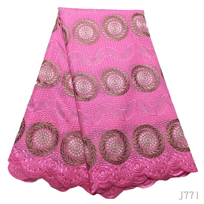 As picture Африканская кружевная ткань Королевский Синий Швейцарский Vole Lace 5 ярдов порошок вышитая польская хлопковая кружевная ткань Женская ткань HA772 - Цвет: As picture