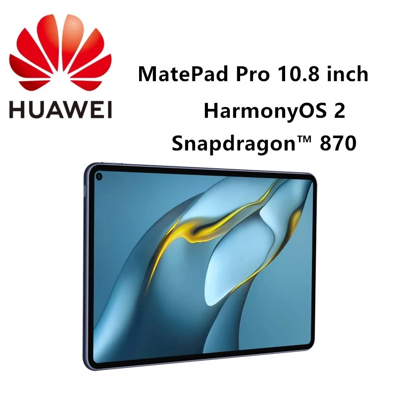 newest samsung tablet 2021 HUAWEI MatePad Pro 10.8 inch Tablet HarmonyOS 2 Snapdragon™ 870 Octa Core 2560x1600 IPS Display 13MP Camera PC most popular apple ipad