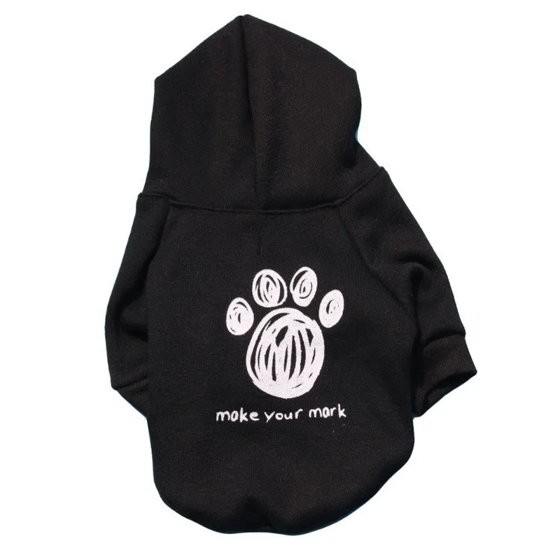 

Footprint Dog Hoodies Pet Clothes for Dogs Coat Jackets Cotton Dog Clothes Puppy Pet Overalls for Dogs Costume Cat Clothing