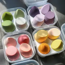 Profissional forma de gota de água cosméticos puff maquiagem esponja mistura rosto líquido fundação creme compõem cosméticos pó sopro