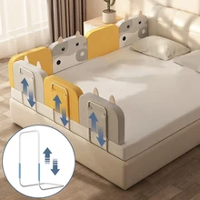 38cm wysokość łóżeczko dla dziecka szyna osłona wysokość regulowana antykolizyjna poręcz łóżko dziecięce ogrodzenie łóżko ogólne miękka brama szopka szyna