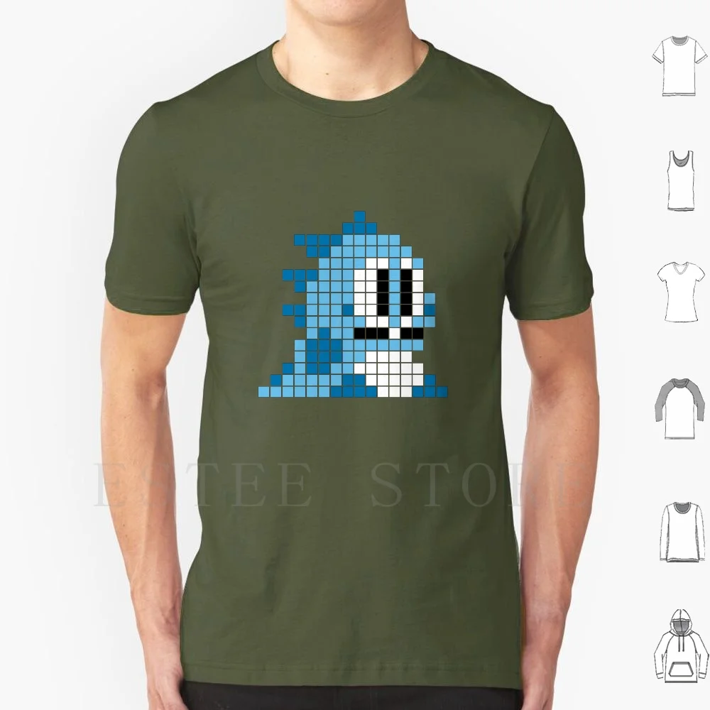 Bubble Bobble Pixel Art T Shirt Uomo Cotone 6Xl Bubble Bobble Pixel Art Retro Nes