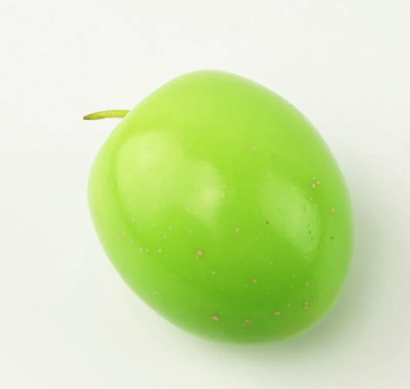 100 Pcs Artificial Fruits Plastic Fake Fruit Simulation Fake Peaches Pear Kitchen Pretend Fruit Photography Props - Цвет: 8