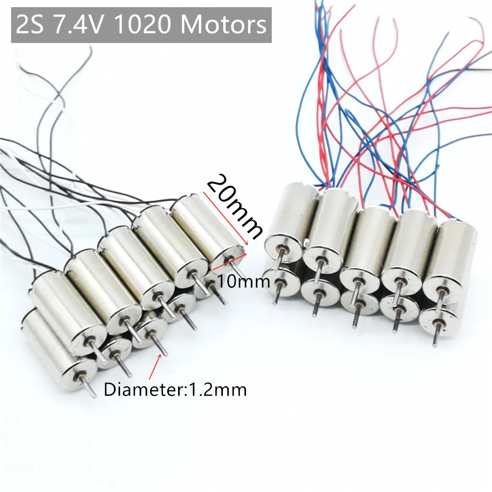 

Racing Drone 1020 Brush Motor 10*20mm Coreless 7.4V 2S Motor10x20mm Motor UAV motor For XK K130 Helicopter JD-11 Motor