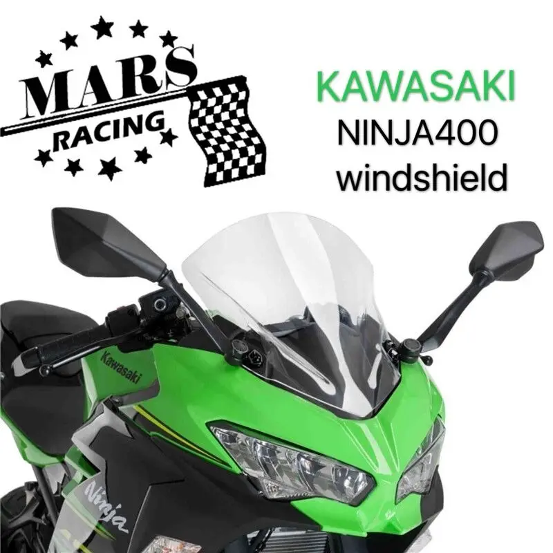 Adatto Per Ninja 400 Ninja400 Ninja-400 2018 2019 2020 2021 Accessori Moto Parabrezza Deflettore Visiera Visiera