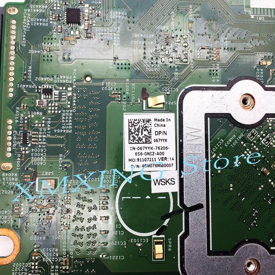 Материнская плата FULCOL для ноутбука DELL Inspiron 11 3162 3164 N3700 CPU CN 067YYK 67YYK протестирована