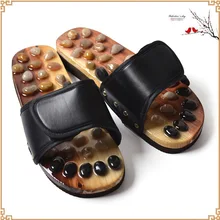 Slipper Shoes Unisex Summer Slipper Acupoint Healthcare Slipper Men&Women Health Accupressure Foot Slippers Cobblestone jkm