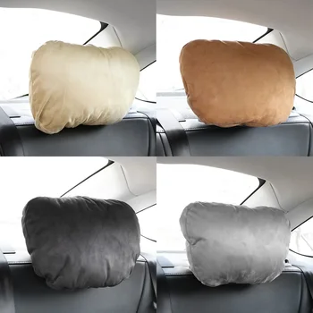 

Car Headrest Pillow Interior Accessories Car Neck Pillow Head Neck Support Soft Car Headrest Breathable Car Gadget Auto Pillow