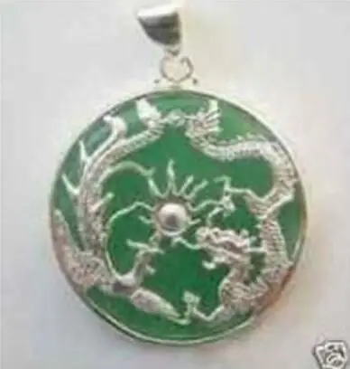 Free &gt&gtGreen stone dragon phoenix pendant + Chain | Украшения и аксессуары