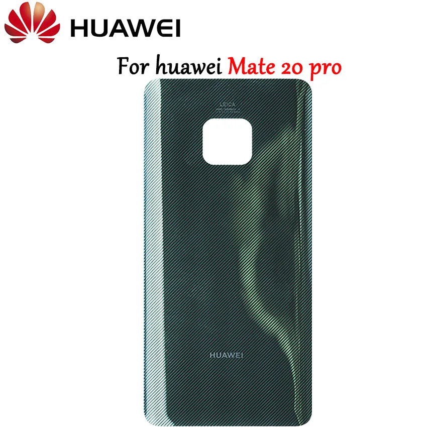 Чехол mate 20 Pro для huawei mate 20 Pro крышка батареи mate 20 Pro Задняя стеклянная панель Задняя Дверь чехол