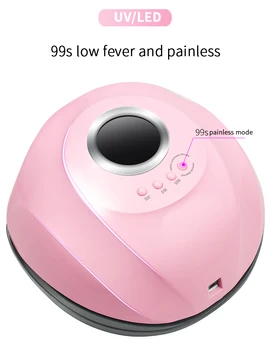 

Nail Polish Baking Lamp 180W 4 Speed Intelligent Sensor Phototherapy Nail Lamp UV Gel Nail Extension Polishing Nail Salon Dryer
