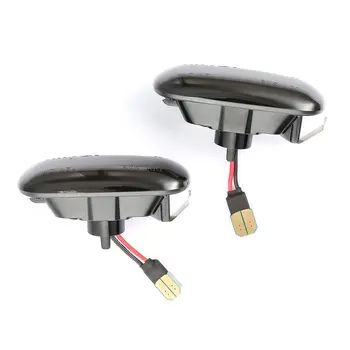 

LED Dynamic Side Indicator Repeater Amber Lights For Audi A3 S3 8P A4 03-08 Smoke LED Side Marker Light