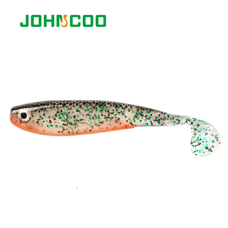 

JOHNCOO 2pcs Professional Fishing Lure 115mm 12g Wobbler Carp Soft Bait Soft Worm Silicone Artificial Bait Fishing Tackle