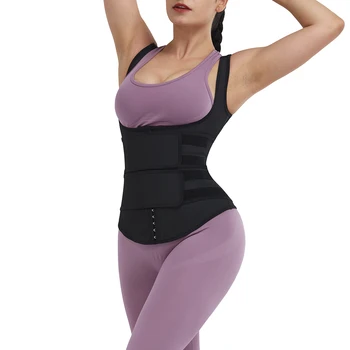 

Women Waist Trainer Vest Corset Sauna Sweat Suit Compression Shirt Slimming Body Shaper Workout Tank Tops Weight Loss Shapewear