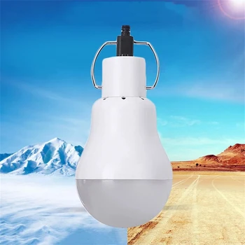 

Outdoor solar led emergency light bulb portable garden night market home beach family party campground stall waterproof lighting