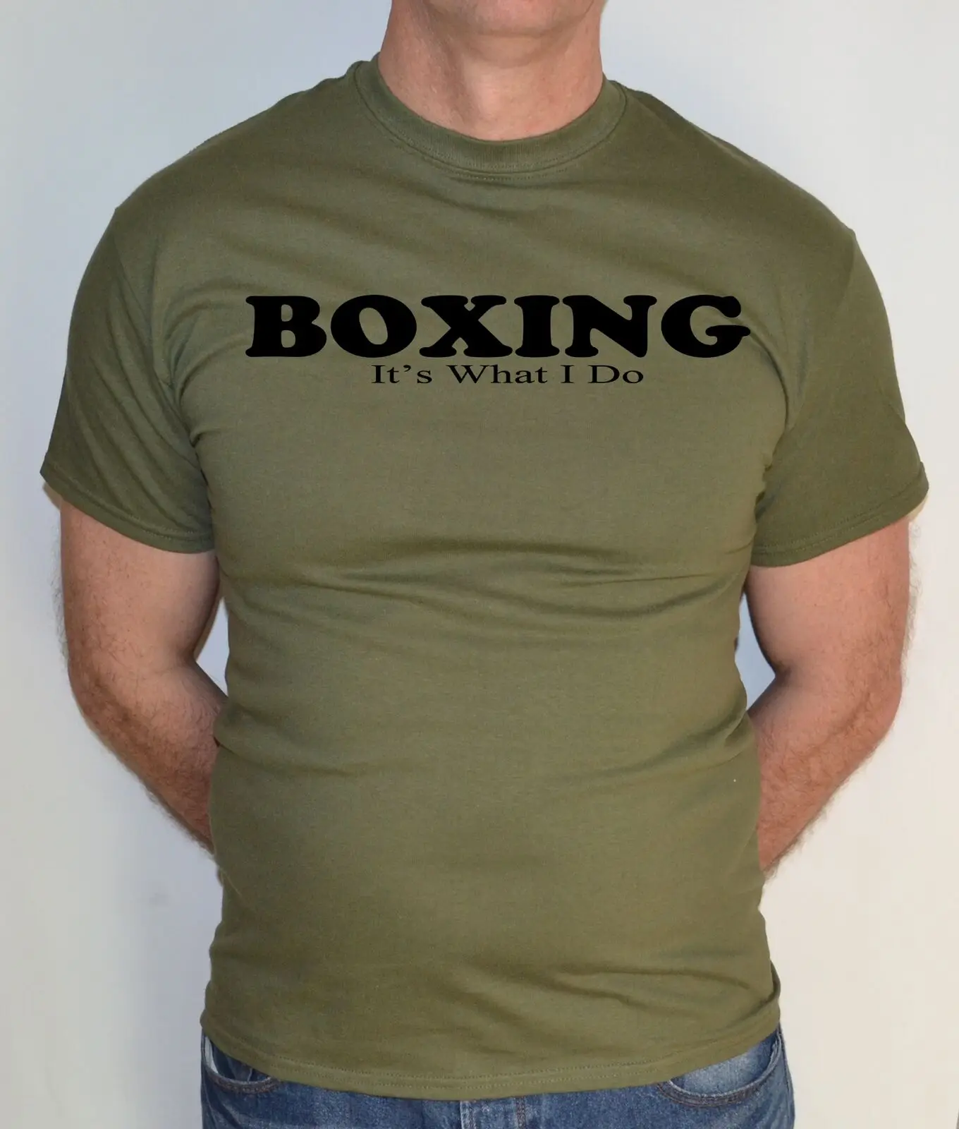 BOXING ITS WHAT I DO FUN T SHIRT |