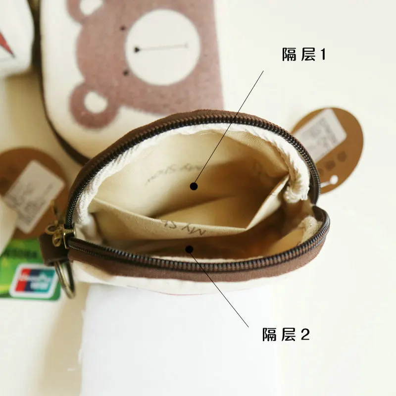 Креативный мультяшный кошелек в форме раковины, маленькая тканевая сумка для девочек, милая мультяшная сумка для ключей, Мини карманная сумка для монет