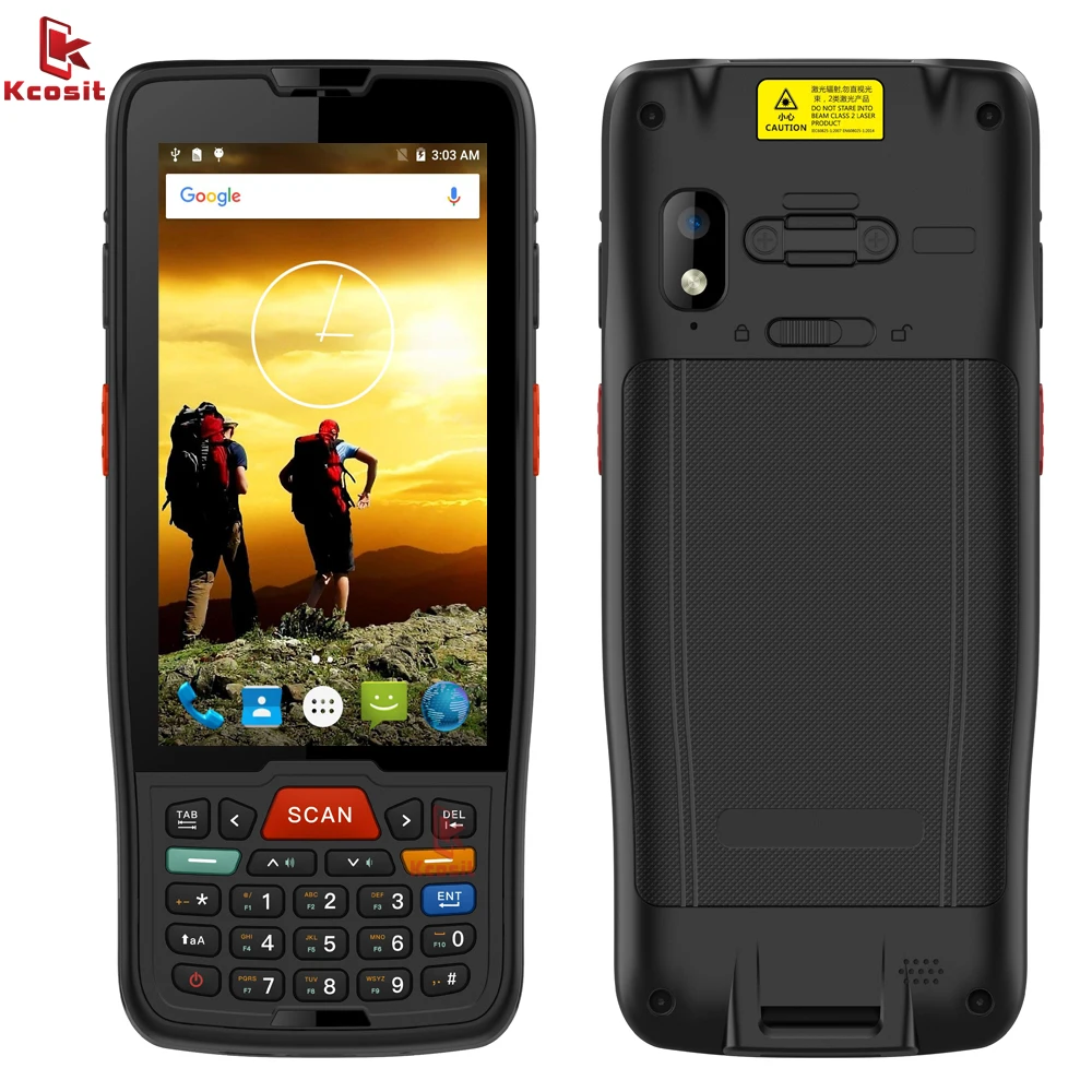 K71 1D 2D КПК сканер штрих-кода Android 9,0 qr-код считыватель цифровая клавиатура беспроводной ручной POS логистический склад док-станция
