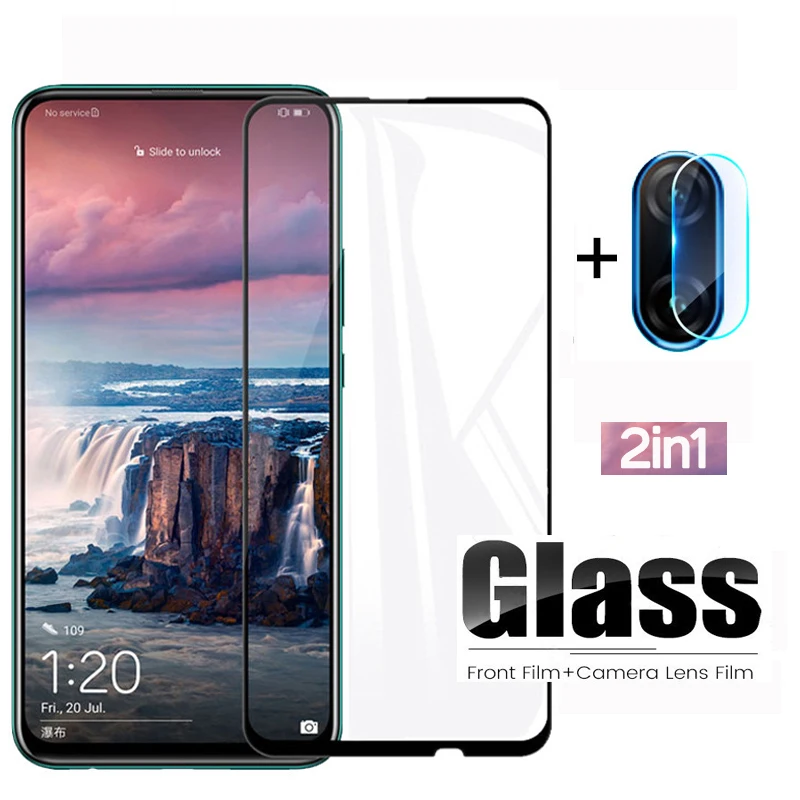 

2 in 1 Tempered Glass On the For Huawei P Smart Z Rear Camera Lens Glass For Huawei P SmartZ 9H Protective Film Screen Protector