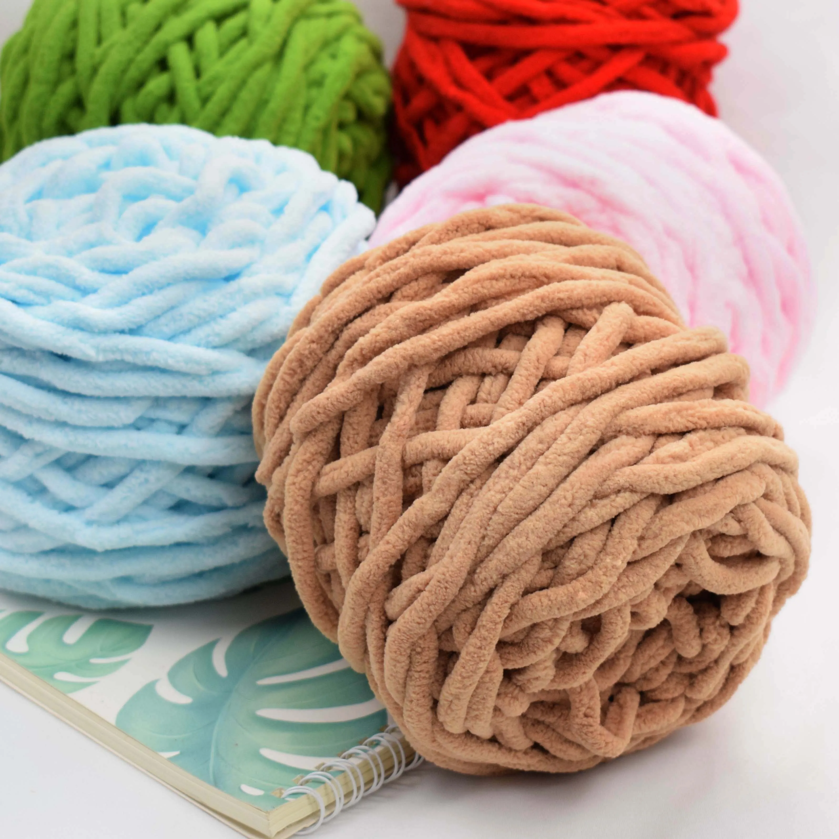 100g/ball Soft milk cotton blends polyester blended chenille wool yarn Chunky for hand Knitting DIY Crochet hat scarf thread fur | Дом и сад
