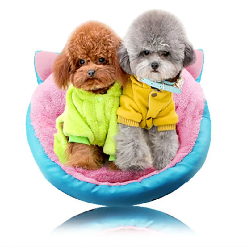 Утолщенное гнездо для кошек, кошек, собак, кровать, согревающий дом для собак, мягкий материал, спальный мешок для животных, подушка для чихуахуа, щенка, питомника, товары для домашних животных