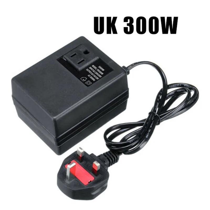 

Voltage Converter Transformer 220V To 110V AC 200/300W Step Down US/ UK/EU Plug Voltage Converter Durable