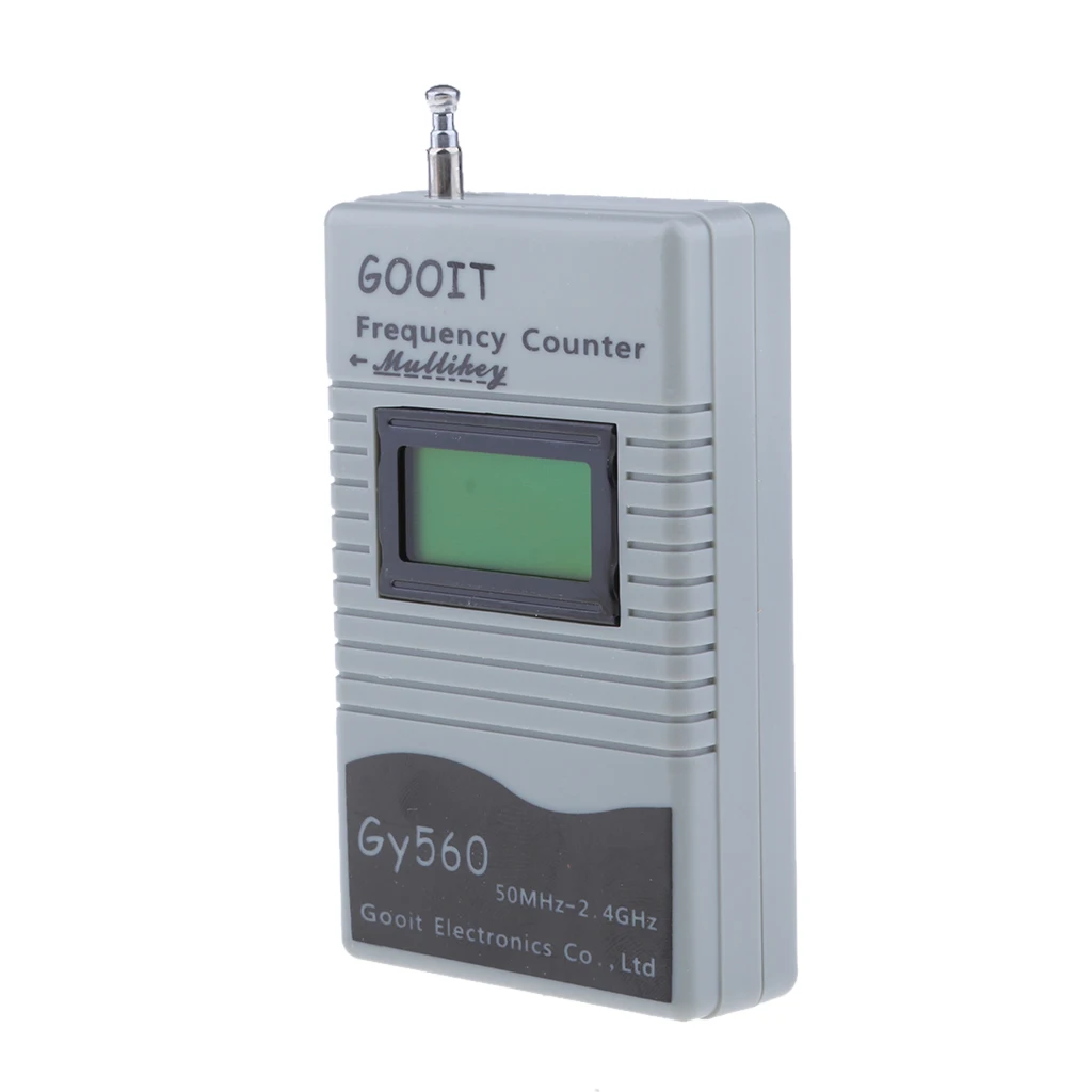 GY-560 Professional 50MHz Handheld Frequency Counter DCS CTCSS Radio Testing Frequency Meter Decoder,Gray