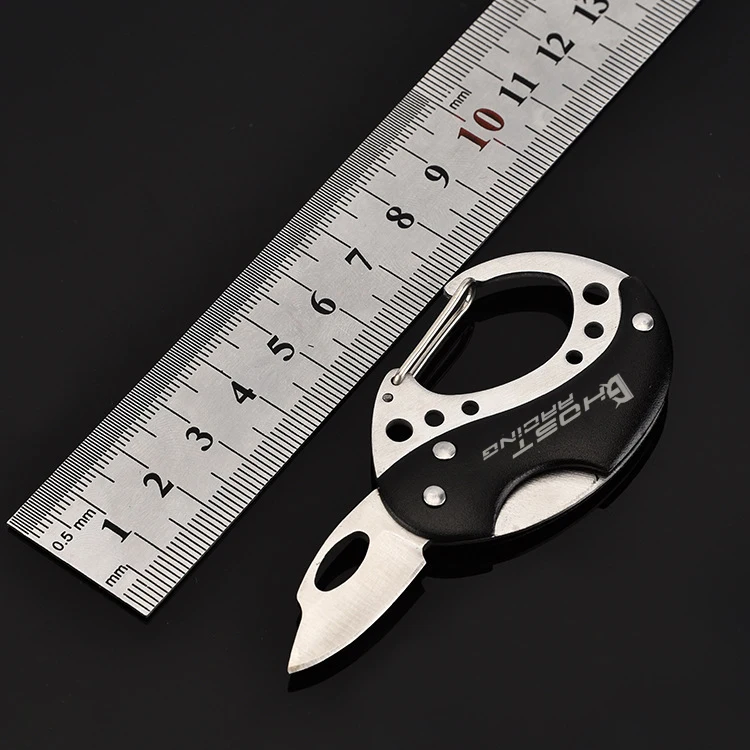 GHOST RACING креативный мини Монетный нож с пряжкой для ключей нож для выживания на открытом воздухе складной нож