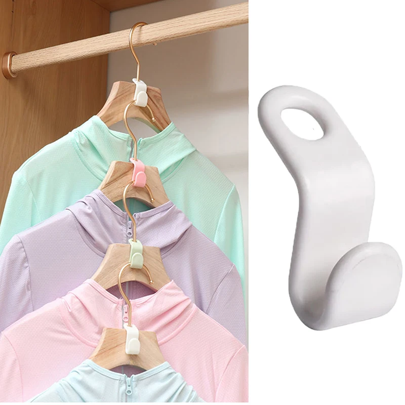 

Connect Hooks for Hanger Wardrobe Closet Connect Hooks Rails Storage Organzier Clothes Hanger Linking Hooks closet organizer