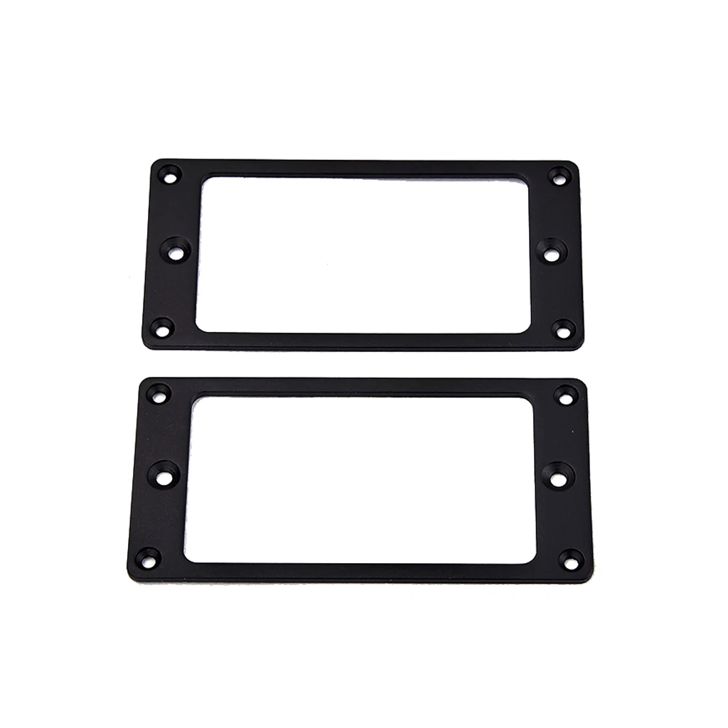 2pcs Metal Flat Humbucker Pickup Ring For LP Electric Guitar Replacement