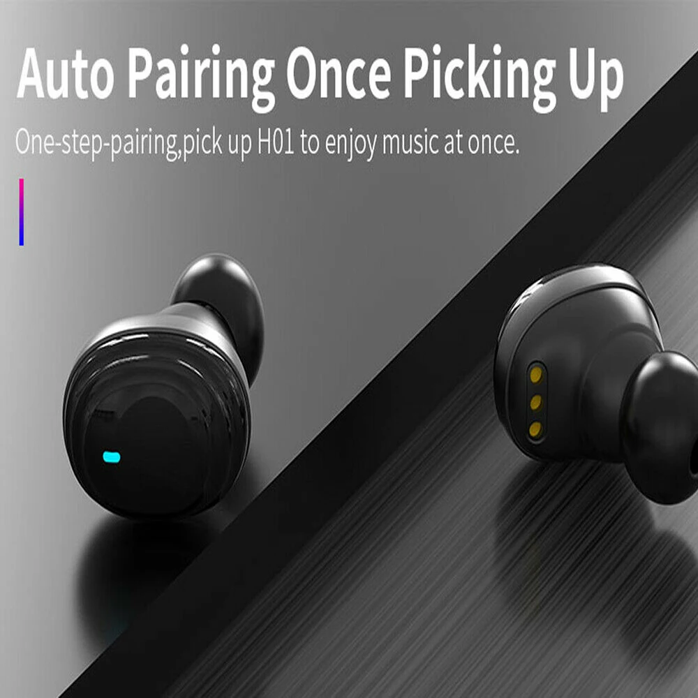 H01 TWS Bluetooth наушники Аурикулярные Bluetooth Супер Мини сенсорное управление функция беспроводные наушники Bluetooth fone de ouvido