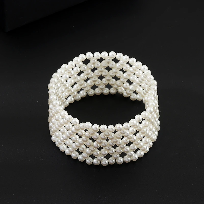 

2019 New Simulation Pearl Bracelet for Women Classic Luxury Jewelry Banquet Bracelet Simple Fashion Bracelet Gift Wedding