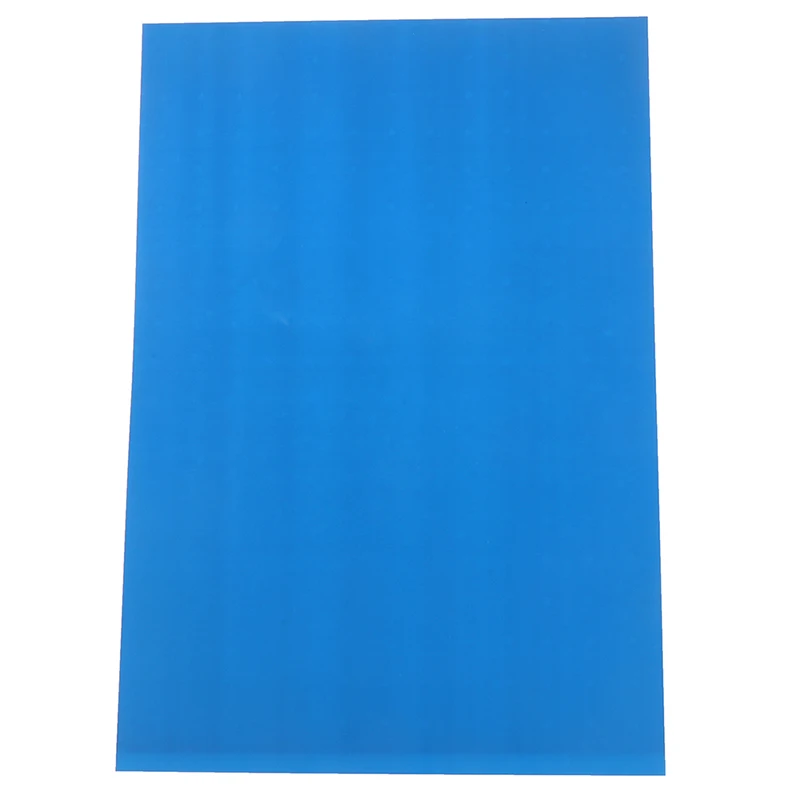blue 1 шт. термоусадочный Лист пластиковый волшебный бумажный лист для обучающих поделок - Цвет: blue