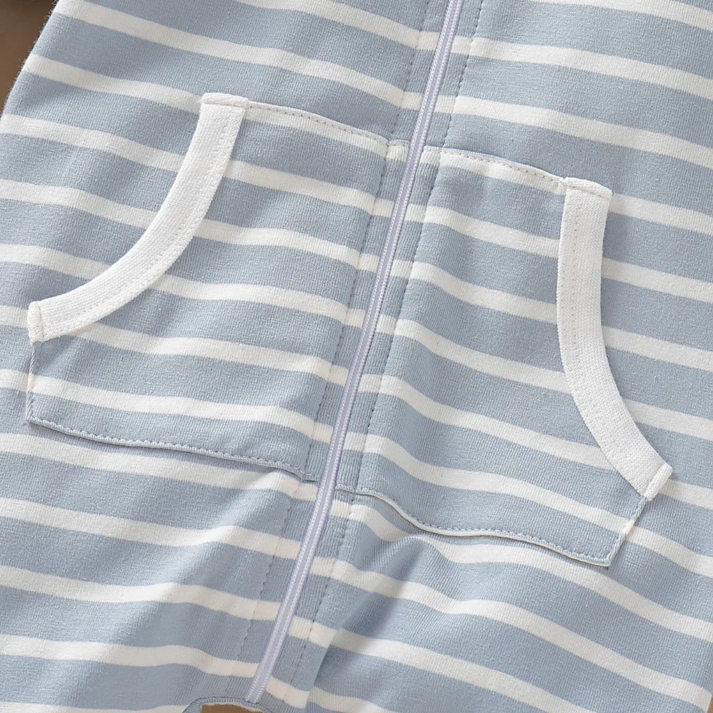 new born baby clothes baby boy romper winter clothes costume romper onesie disfraz bebe halloween Striped Long Sleeve 0-24m Z4