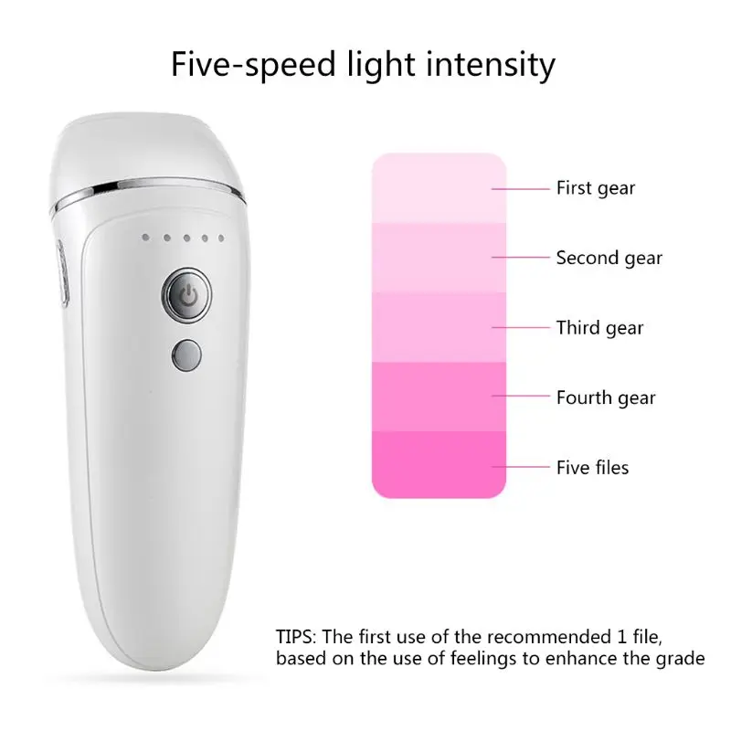 

600000 Flashes Laser Head Painless Permanent Epilator IPL Hair Removal System