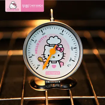 

Hello Kitty Stainless Steel Household Hanging Kitchen Oven High Temperature Resistant Thermometer baking accessories