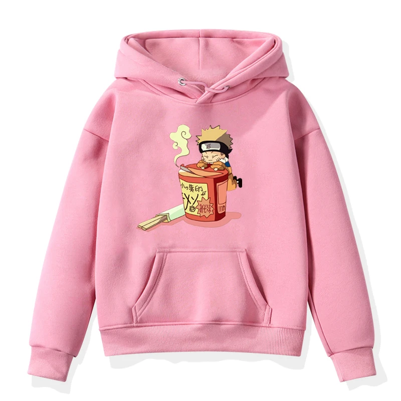 Hoodies 5 Толстовки для маленьких мальчиков и девочек; сезон осень-зима; Детские Бархатные толстовки с капюшоном; модная толстовка с длинными рукавами с капюшоном «Наруто»; детская футболка; одежда - Цвет: Hoodies 5