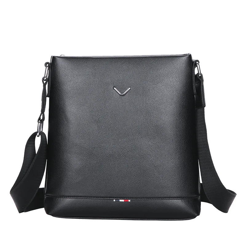 

Micro 2018 New Style Genuine Leather Fashion Simple Solid Color Shoulder Bag New Style Business Shoulder Bag Multi-functional Sh