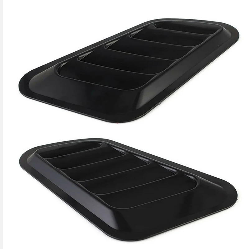 Universal Car Hood Vent Louver Scoop Cover Air Flow Intake