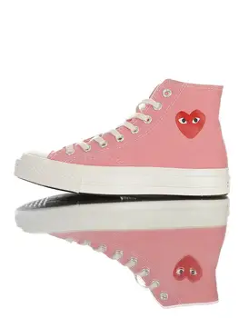 

CDGx Converse ALL STAR CDG PLAY Converse Skateboarding Shoes 1970s Hi"CDG