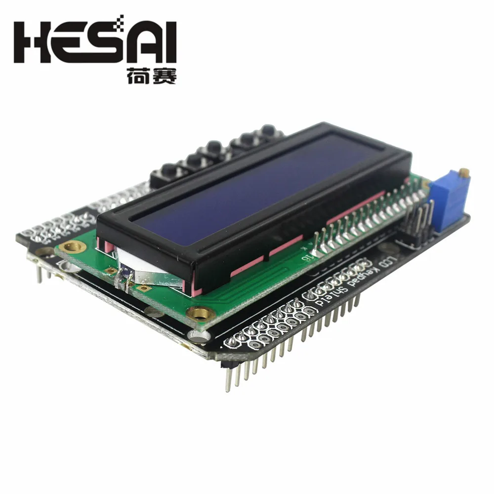Защитный ЖК экран с клавиатурой дисплей 1602 синий модуль дисплея для arduino Комплект
