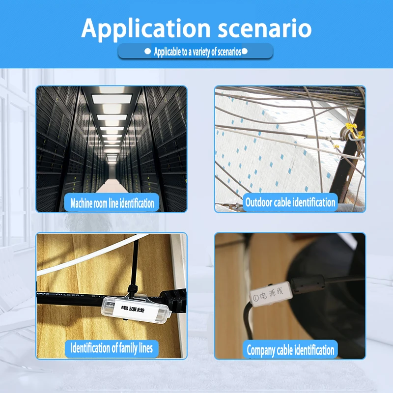 Cable Labels 100pcs 3010 4010 3020 4020 Waterproof Organizer Tag